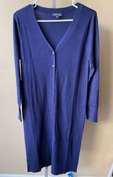 Modcloth Knee Length Cardigan Dress Size Medium Photo 0
