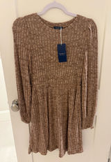 TJ Maxx Sampeel long-sleeve ribbed knit babydoll sweater dress Photo 0