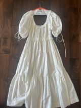 EN SAISON Poplin Tiered Cotton Midi Dress Photo 0
