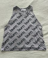 Burn Bootcamp Cropped Tank Gray Size M Photo 0