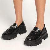 Steve Madden Black Platform Shoes Photo 0