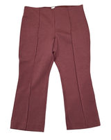 Maeve Anthropologie XLP Burgundy Pull-On Trouser Pants Petite Stretch Photo 0