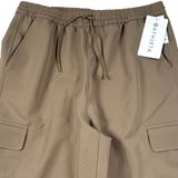 Athleta Promenade Cargo Pant Women Medium Tall Brown Tan Wide Leg 472171 New Photo 0