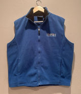 Polar Quality Sportswear Alaska Blue Fleece Zip‎ Up Vest Sz Large Travel Outdoor Photo 0