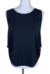 Athleta With Ease Muscle Twist Tank Athletic Yoga Workout Top Large Navy 602673 Photo 0