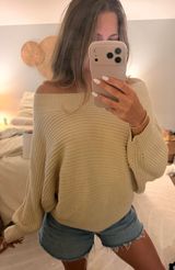 Free People Off-The-Shoulder Sweater Photo 0