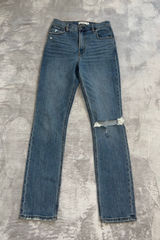 Women's Abercrombie & Fitch Blue 90s Straight Leg Jeans Size 26 Photo 0
