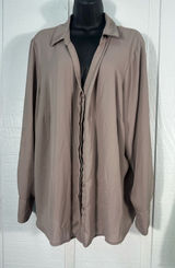 Worthington Brown Women’s Top Size 2x EUC Photo 0