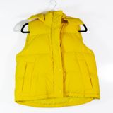 Lululemon Wunder Puff Cropped Goose Down Feather Quilt Vest Jacket Sonic Yellow Photo 0