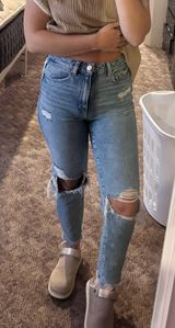 Garage Denim Jeans Mom Women’s Distressed Photo 0