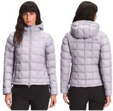 The North Face Thermoball Super Hoodie Insulated Jacket Purple Women's Medium Photo 0