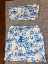 Blue And White Two Piece Set Multiple Photo 0