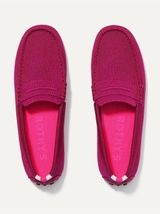 Rothy’s The Driver Loafers in Raspberry Photo 0