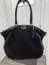 Coach 70th anniversary quilted chevron nylon satchel bag Photo 0