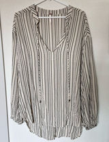 Free People Rhythm of the Night Striped Flowy Tunic Size‎ Small Photo 0