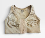 Body & Bra Front‎ Closure Sports Bra Size M Beige Seamless Comfort Activewear Photo 0