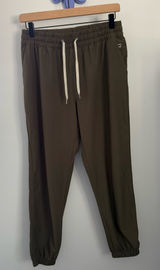 Vuori Weekend Joggers Kale Lightweight Outdoor Hike Drawstring Sustainable S/M Photo 0