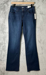 Style & Co Curvy Straight‎ Leg Jeans Low Rise 4L New Blue Cowboy Rodeo Photo 0