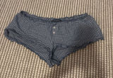 Blue Plaid Brandy Melville Shorts Photo 0