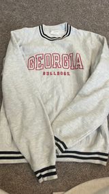 Reverse Weave Pullover UGA Photo 0