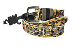 NWT Ed Hardy Fur Leopard Tiger Print Studded Belt Y2K Size 36 Photo 0