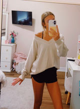 Aerie Off-The-Shoulder Sweater Photo 0