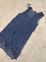 & other stories Blue Floral Sleeveless Summer Dress Photo 0