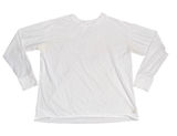 Vuori Long Sleeve Tee Women Small White Fair VW1028 Relaxed Fit Athleisure Photo 0