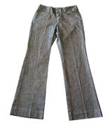 Gap Curvy Fit Flared Leg Pants Gray Denim Trousers Workcore Capsule Wardrobe 10R Photo 0
