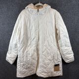 The North Face Shady Glade Parka Shearling Size XL‎ Womens White Dune NWT Photo 0