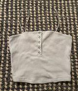 Aeropostale white ribbed crop top  Photo 0