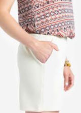 LuLaRoe Womens Cream Smocked High Waist Lounge Shorts Size L Off White Pockets Photo 0