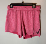 Nike Women Pink Heathered Athletic‎ Shorts Dri-FIT Small Photo 0