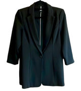 Roz & Ali black 3/4 sleeve Jacket, Who What Wear Photo 0