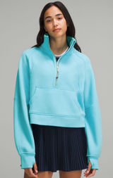 NWT Oversized Funnel-Neck Half-Zip Photo 0