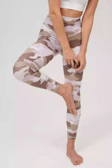 Aerie Real Me Buttery Soft Hi‎ Rise 7/8 Purple Camo Leggings Photo 0