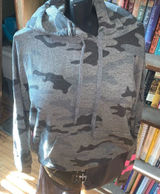Sundry gray & black camo super soft loungewear 3/L hoodie Photo 0