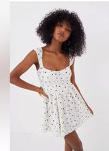 For Love And Lemons- Donna Mini Dress Polka Dot Size medium Photo 0