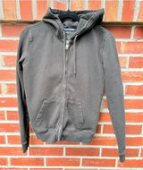 Brandy Melville Gray Zip-Up Hoodie Sweatshirt Photo 0