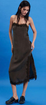 Mango Lace Slip Dress Photo 0