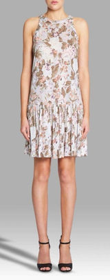 REBECCA TAYLOR PENELOPE JERSEY DRESS - SKY‎ BLUE size small Photo 0
