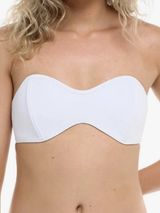 Body Glove White Bikini Tube Top Wired Strapless Bandeau Beach‎ Swimsuit Resort Photo 0
