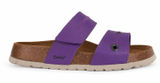 Birkenstock Betula 39 Sandals Purple Slide Two Strap Cork Footbed Adjustable Comfort Shoes Photo 0