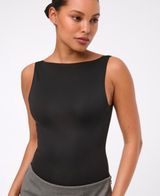 Princess Polly Black Backless Body Suit Photo 0