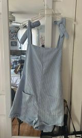 Courdroy Light Blue Overalls Photo 0