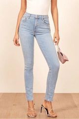 Reformation Jeans Harper High Rise Amalfi Wash 30 Photo 0