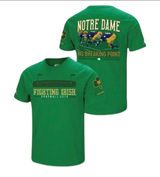 Limited Edition 2018 Notre Dame Fighting Irish Football Shirt Green S Retro Photo 0