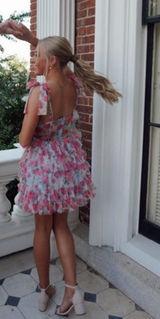 B Darlin Dillards homecoming floral dress Photo 0
