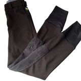 Tuffrider Equestrian Riding Womens Pants Sz 28 Breeches Ribbed Knee Patch Horse Photo 0