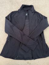 All in Motion Black Zip-Up Athletic Jacket Photo 0